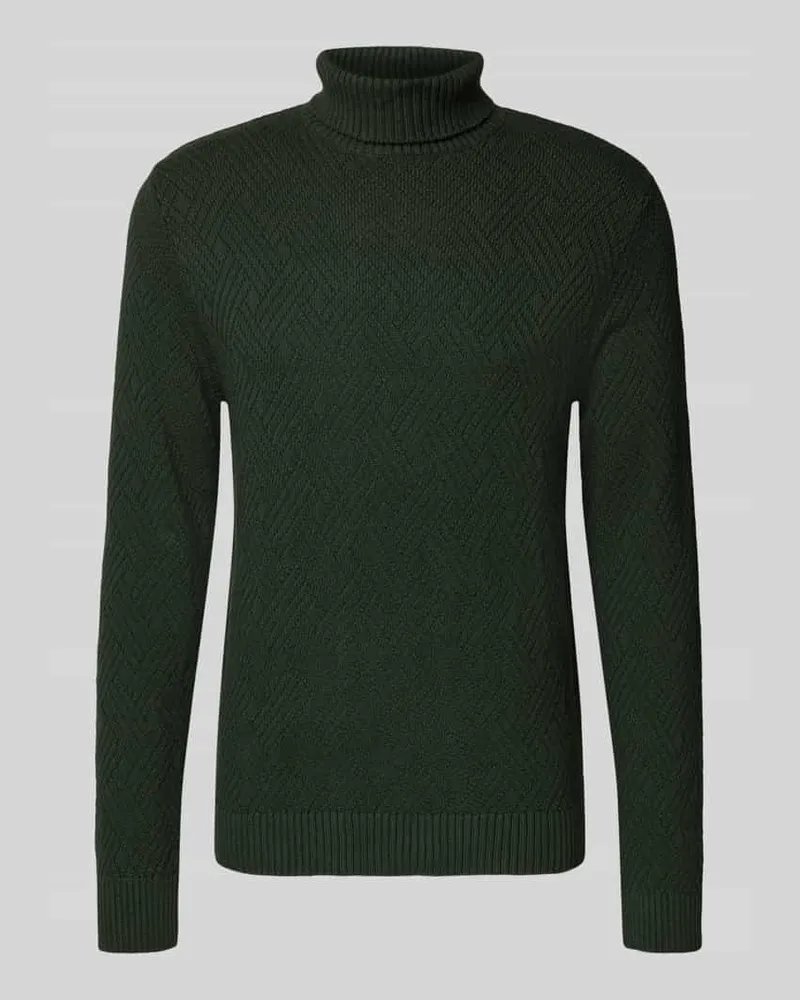 Selected Homme Regular Fit Rollkragenpullover aus reiner Baumwolle Modell 'TREVOR 