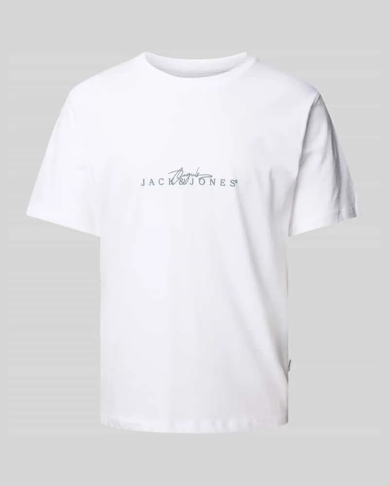 Jack & Jones T-Shirt mit Label-Print Modell 'VARENNA 