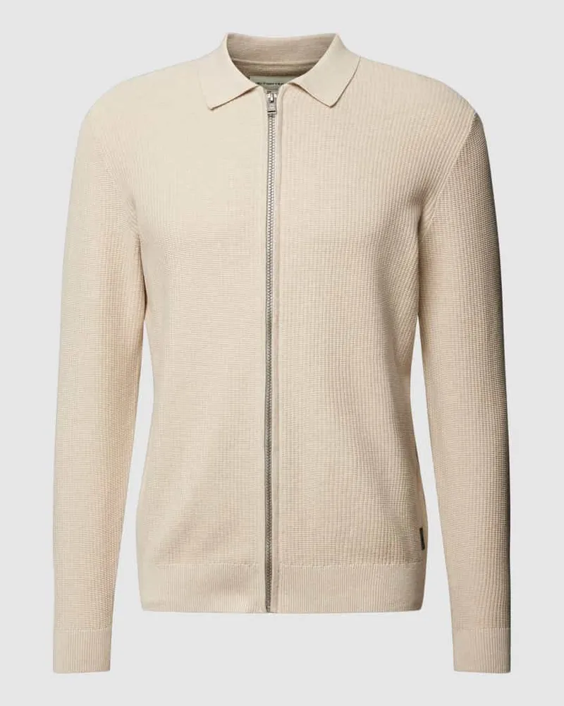 Tom Tailor Strickjacke mit Polokragen 