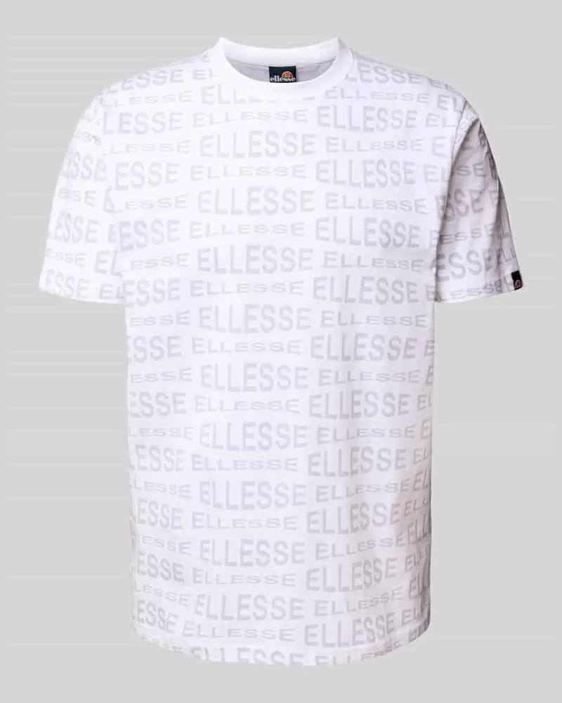 Ellesse T-Shirt mit Label-Prints Modell 'DISTORTA 