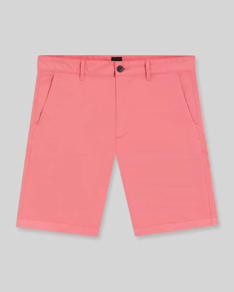 HUGO BOSS Slim Fit Chinoshorts aus Baumwoll-mix Modell 'CHINO-SLIM-SHORTS Pink