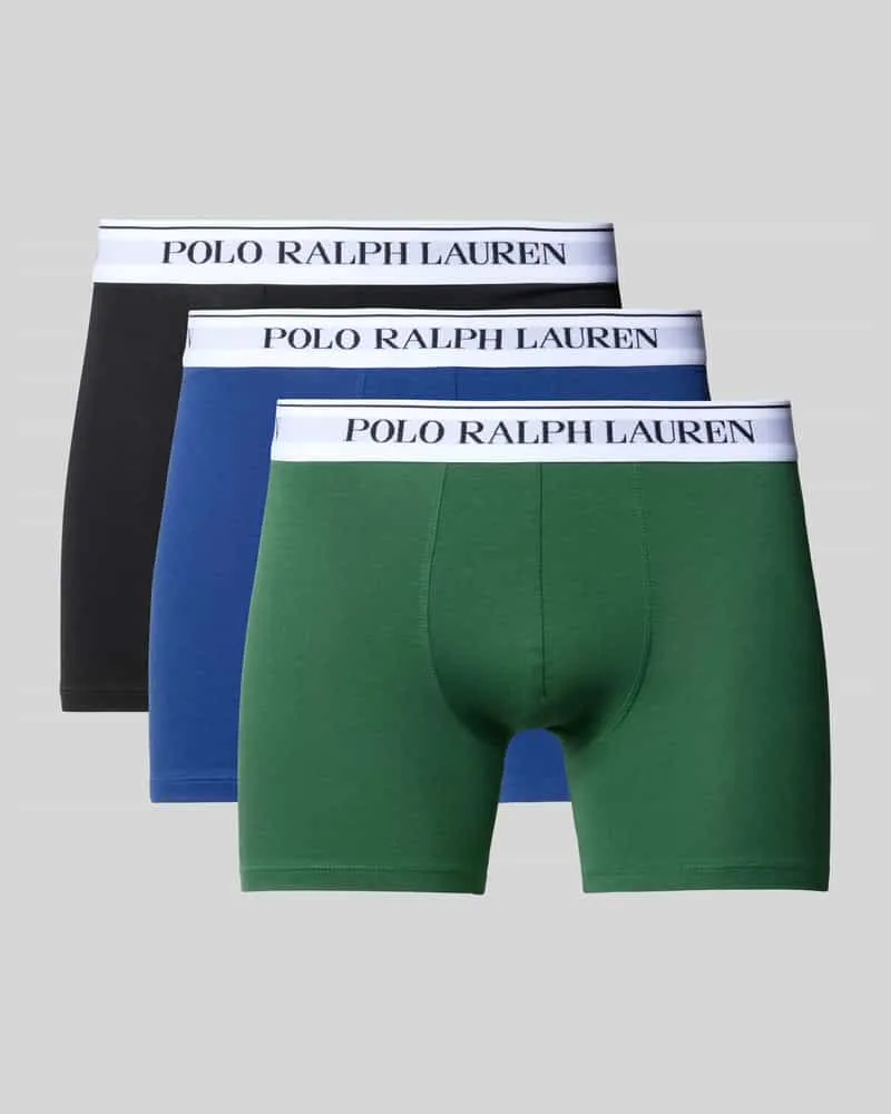 Ralph Lauren Trunks aus Baumwoll-Mix im 3er-Pack Gruen