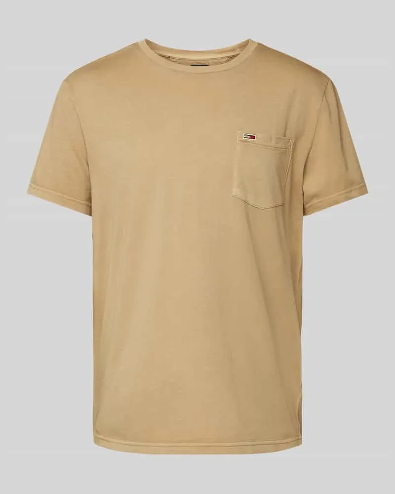 Tommy Hilfiger Regular Fit T-Shirt aus Baumwolle mit Brusttasche 