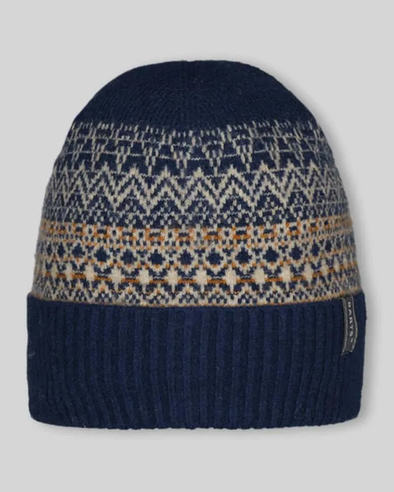 Barts Mütze mit Label-Patch Modell 'LAGHLAN Marine