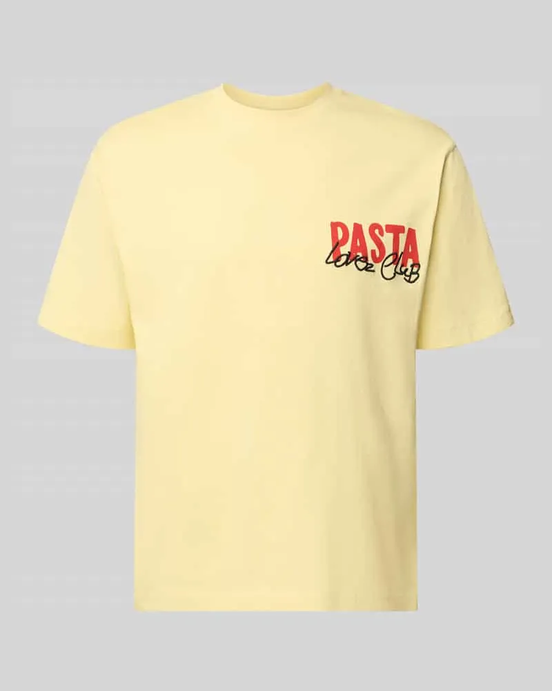 McNeal T-Shirt aus Baumwolle Hellgelb