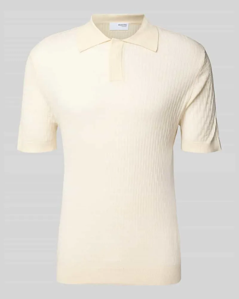 Selected Homme Regular Fit Poloshirt Baumwoll-Lyocell-Mix Modell 'CHANCE 