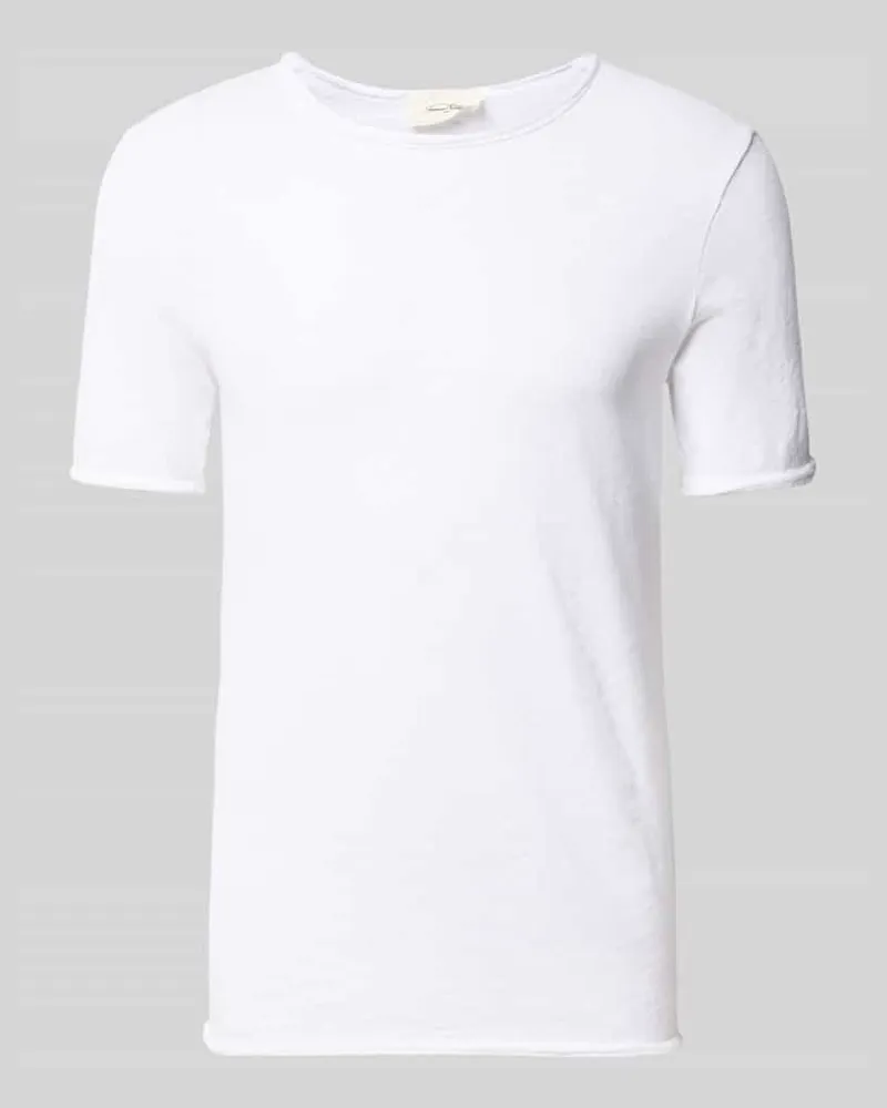 American Vintage Slim Fit T-Shirt mit Rundhalsausschnitt Modell 'Sonoma Weiss