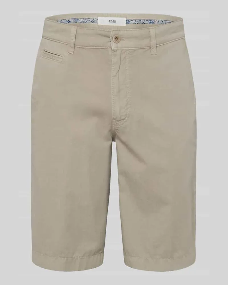 Brax Regular Fit Bermuda aus Baumwoll-Mix Beige
