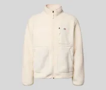 Sweatjacke aus Teddyfell