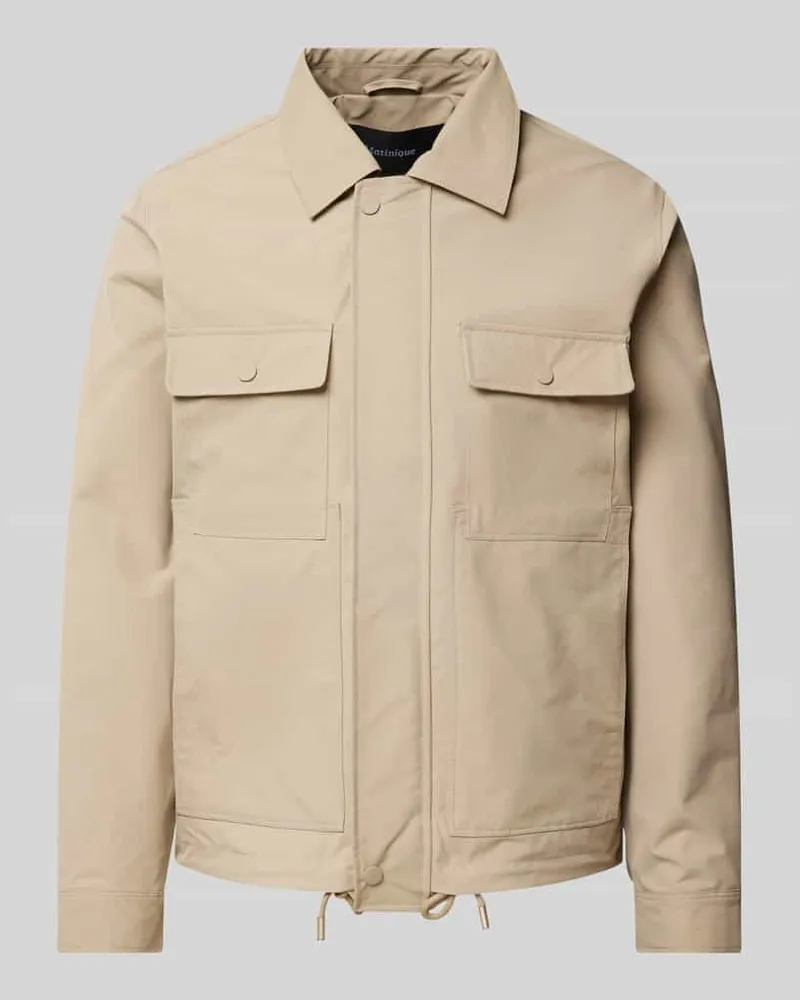 Matinique Jacke mit Umlegekragen Modell 'PACKMEAD 