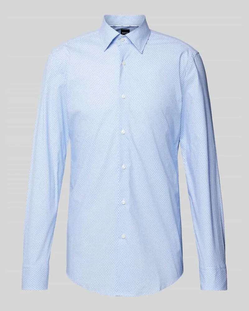 HUGO BOSS Slim Fit Freizeithemd mit Kentkragen Modell 'Hank 