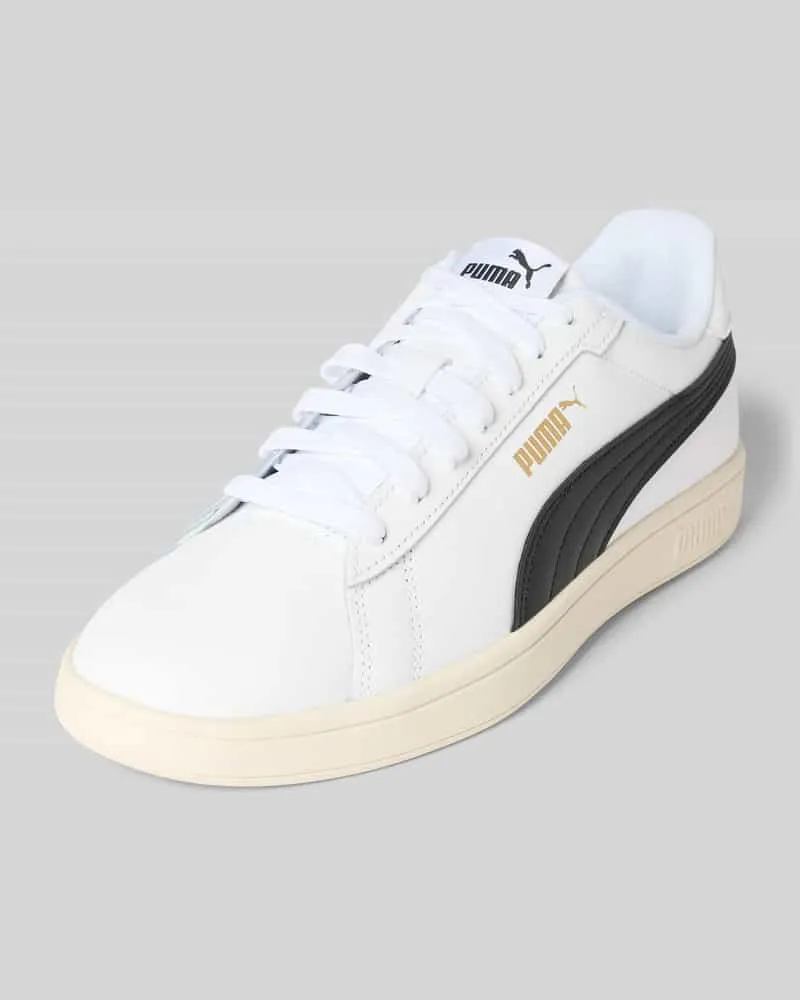 Puma Sneaker aus Leder mit Schnürung Modell 'Smash 3.0 Weiss