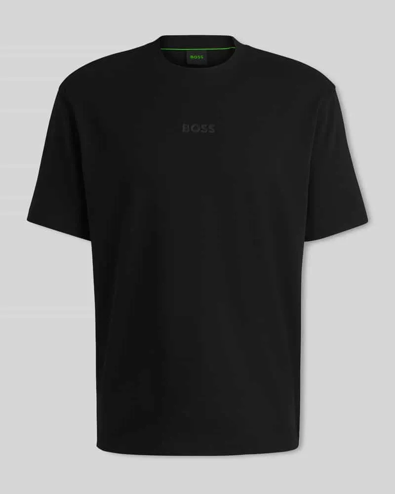 HUGO BOSS Regular Fit T-Shirt aus reiner Baumwolle Modell 'TEE 10 Black
