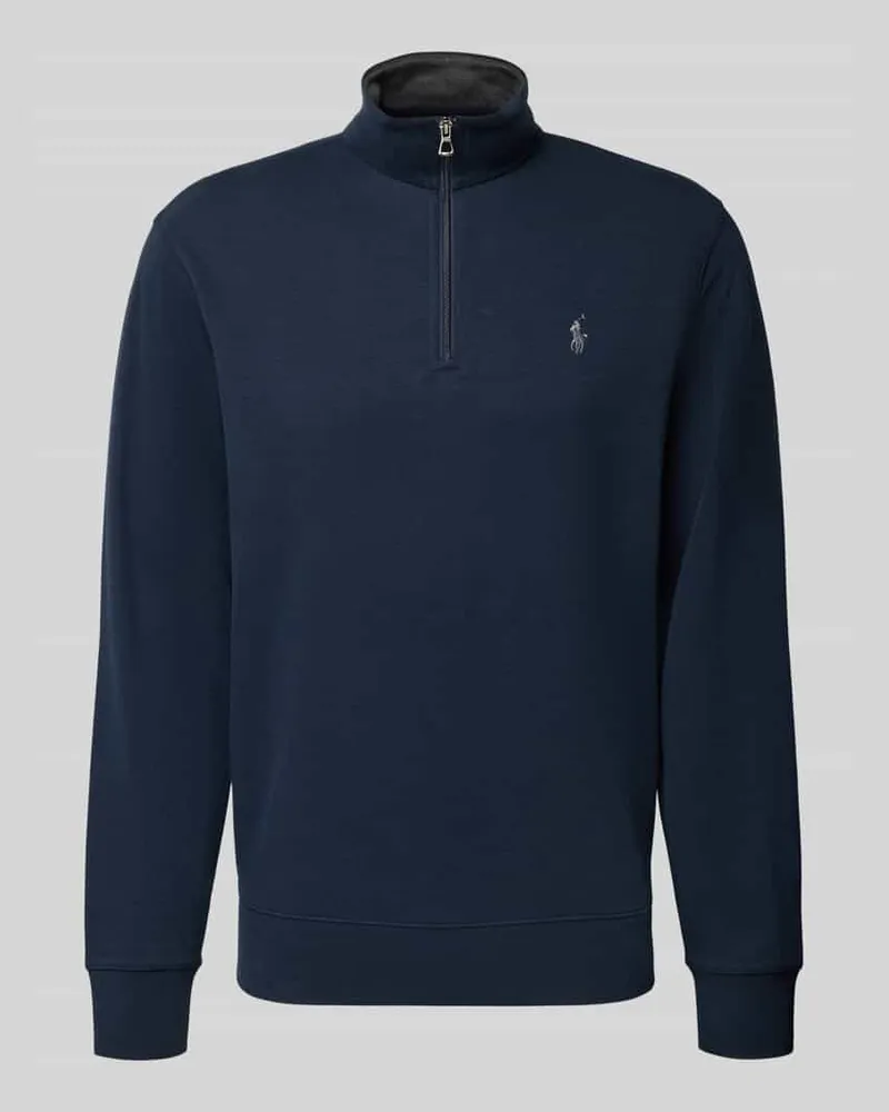 Ralph Lauren Sweatshirt mit Stehkragen Marine
