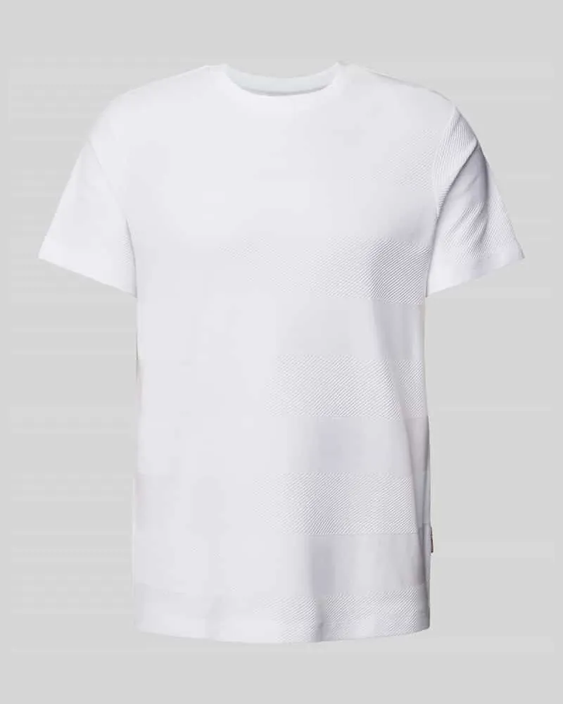 JOOP! T-Shirt mit Strukturmuster Modell 'Ismet 