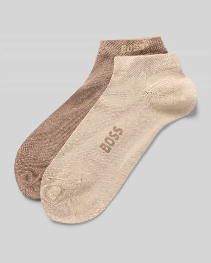 HUGO BOSS Socken aus Viskose-Mix im 2er-Pack Sand