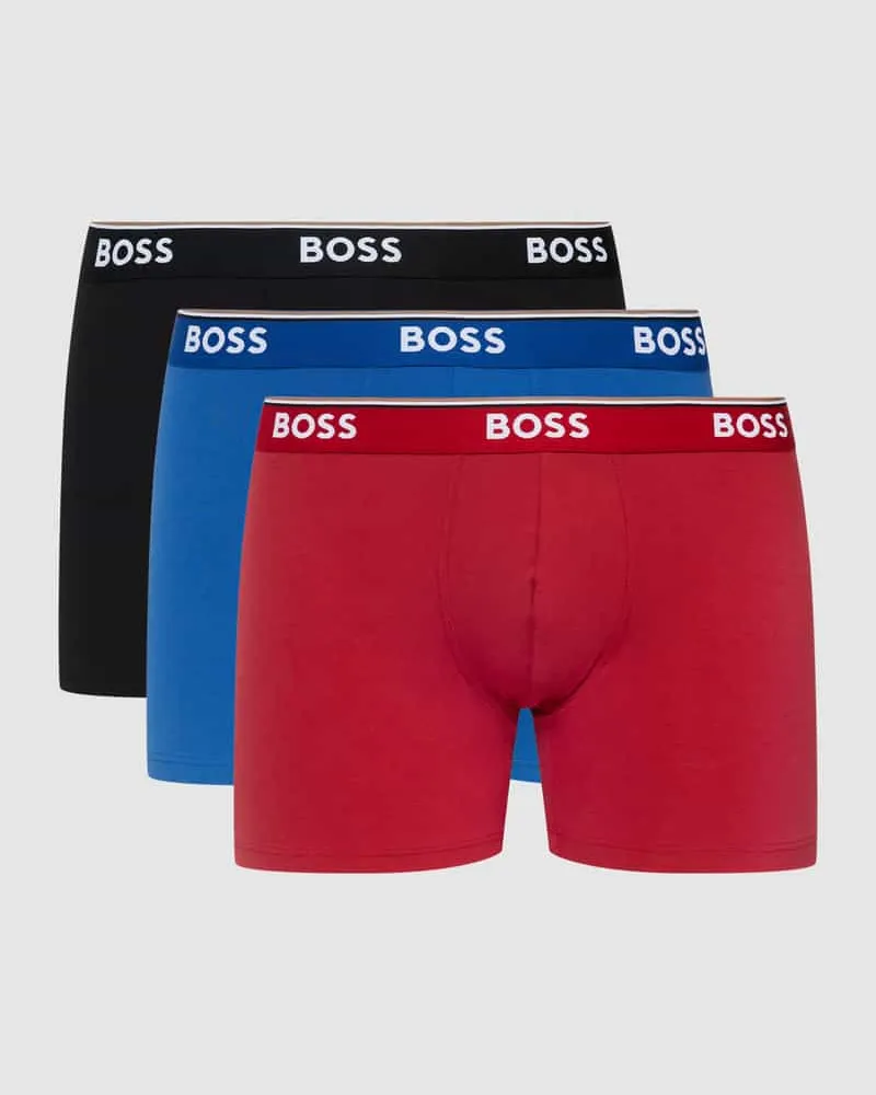 HUGO BOSS Trunks mit Logo-Bund im 3er-Pack Modell 'Power 
