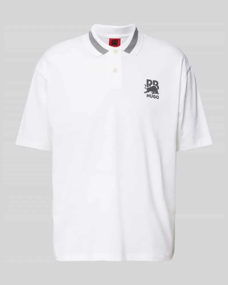 HUGO BOSS Poloshirt mit Label-Print Modell 'Dodac 