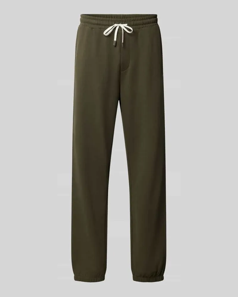 Scotch&Soda Sweatpants mit elastischem Bund und Tunnelzug Dunkelgruen