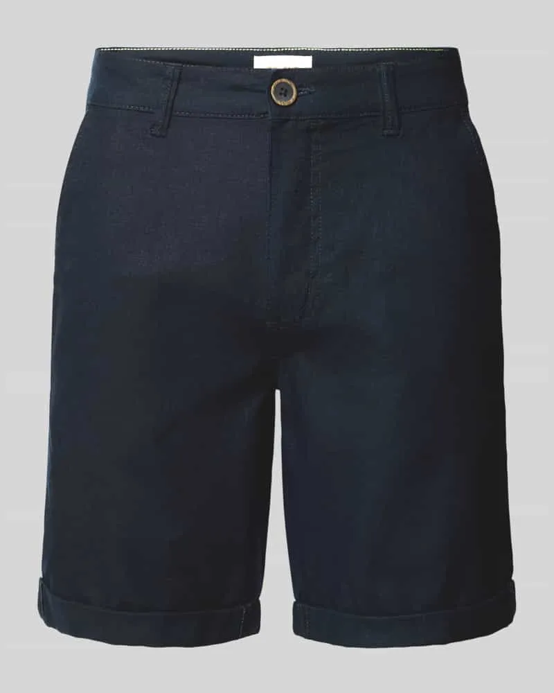 Blend Chino-Shorts aus Leinen-Mix 