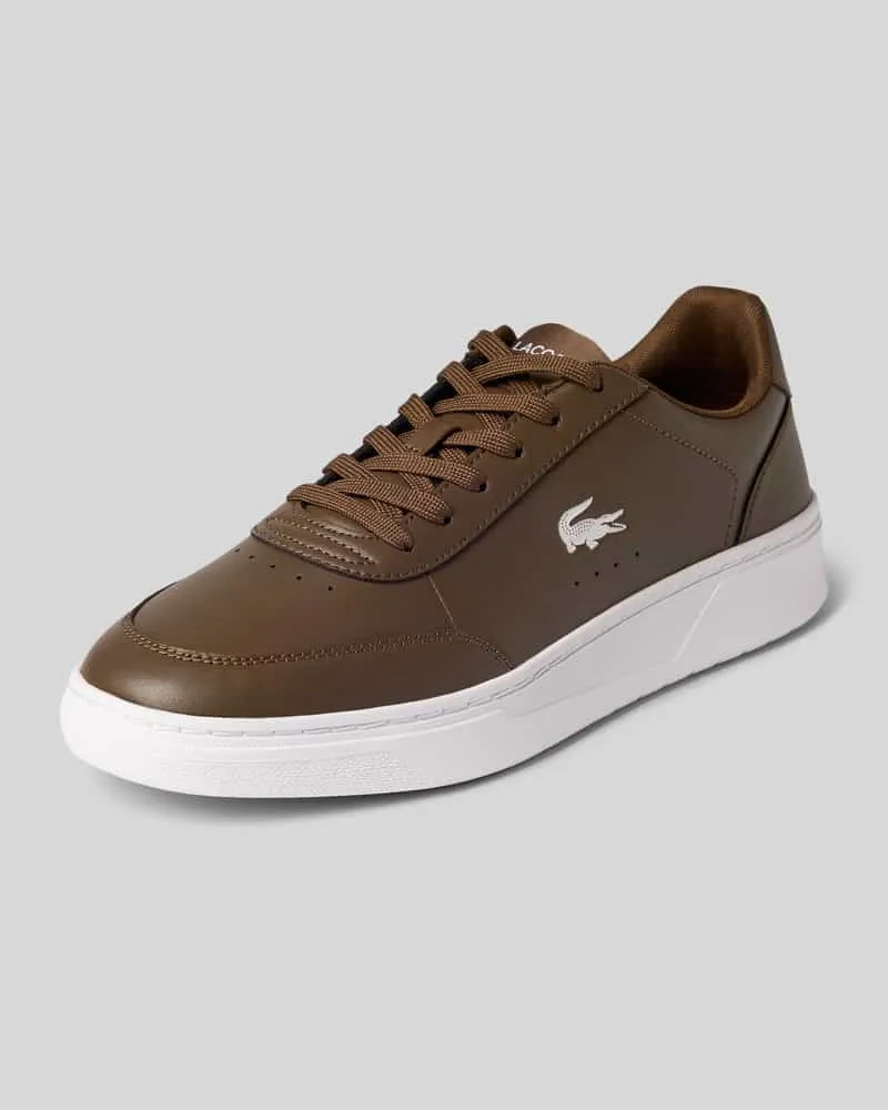 Lacoste Sneaker Logo-Prägung Modell 'Court Pro Dunkelbraun