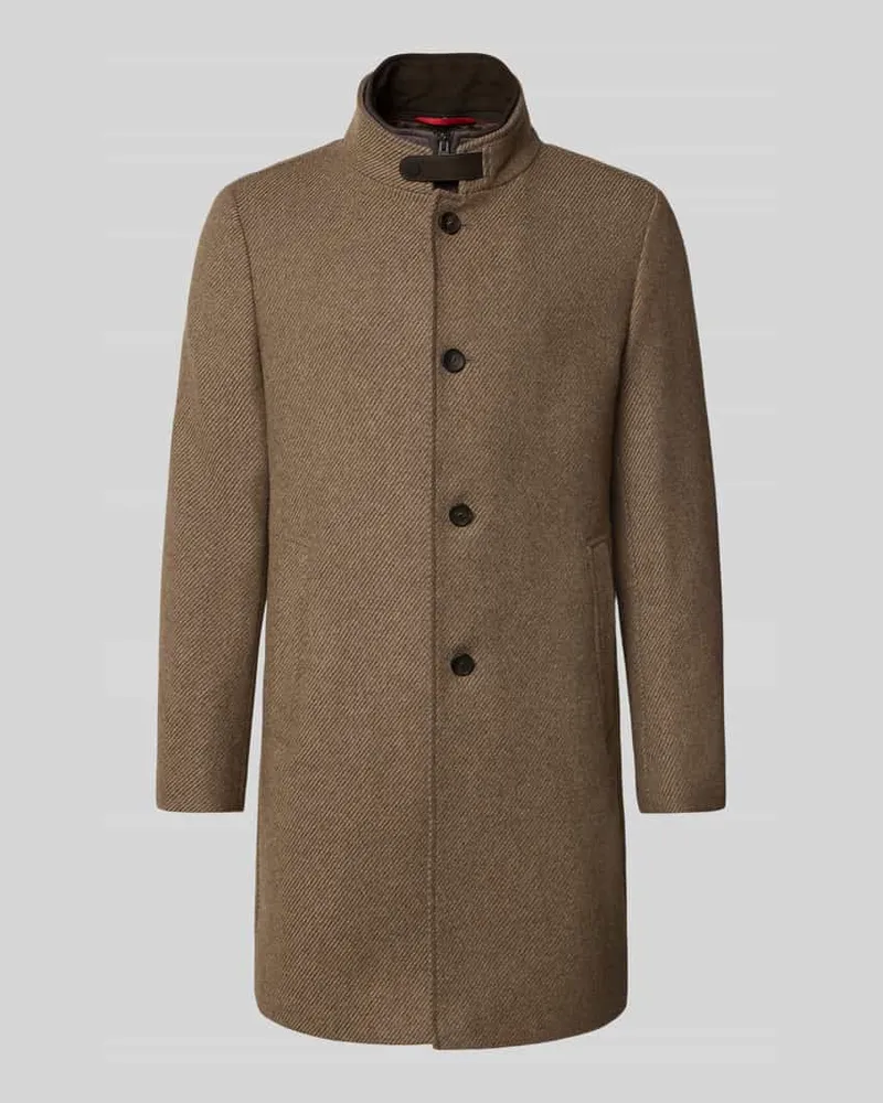 cinque Mantel mit Stehkragen Modell 'CHOICE Taupe