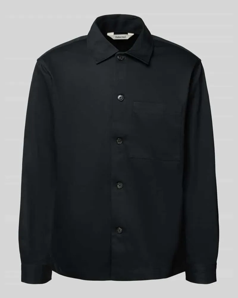 Selected Homme Regular Fit Hemdjacke aus reiner Baumwolle Modell 'TATE 