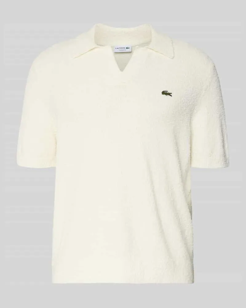 Lacoste Regular Fit Poloshirt aus Baumwoll-Mix Offwhite