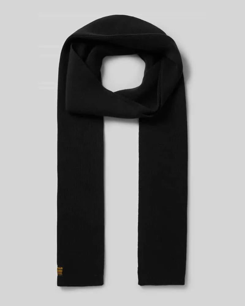G-STAR RAW Schal mit Label-Detail Black