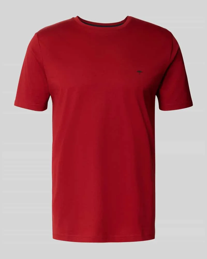 Fynch-Hatton T-Shirt mit Label-Stitching 