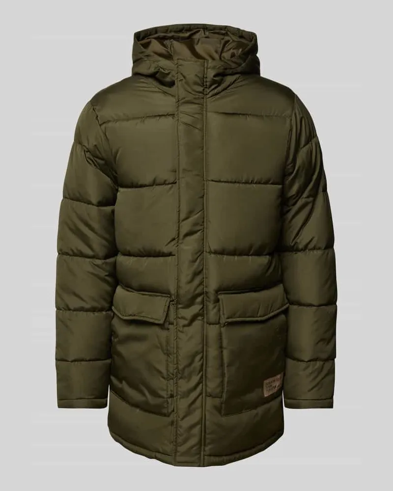 Blend Steppjacke mit Label-Patch 