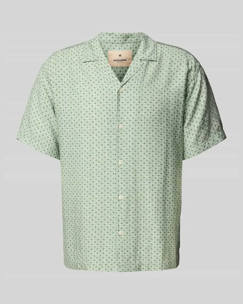 Jack & Jones Freizeithemd mit Knopfleiste Modell 'LINCOLN Lind