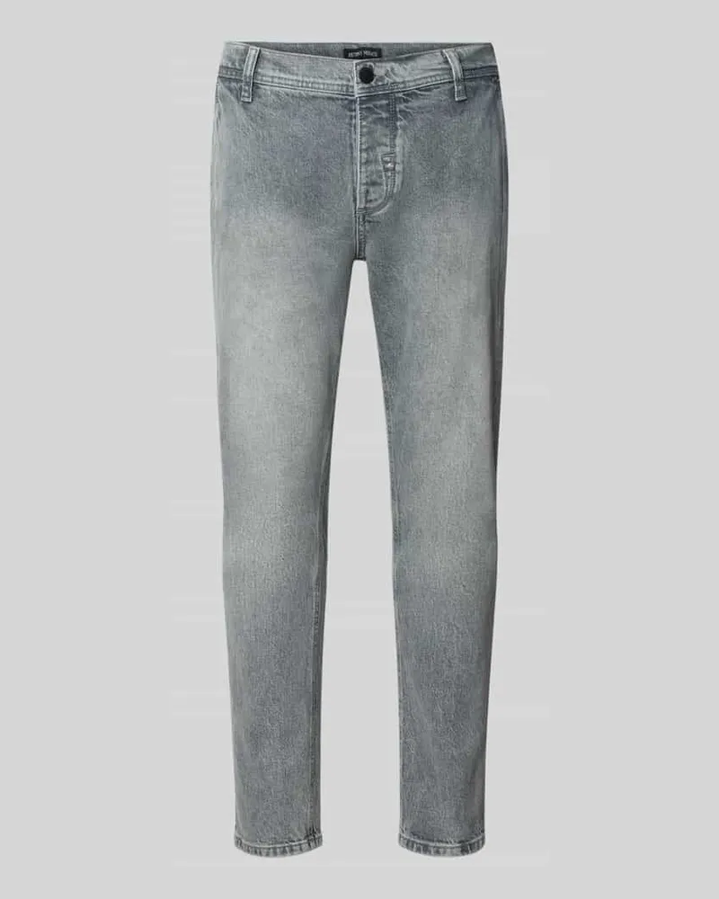 Antony Morato Slim Fit Jeans aus Baumwoll-Mix Modell 'RAY Hellgrau