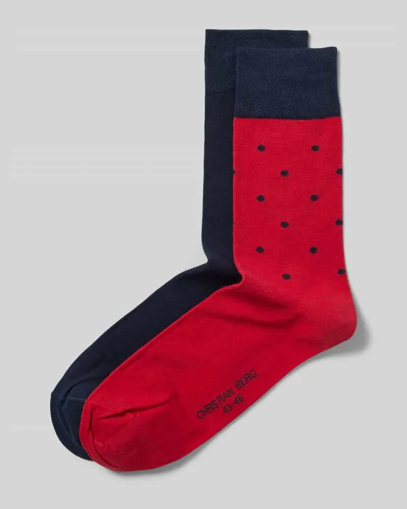 Christian Berg Socken mit Label-Detail 