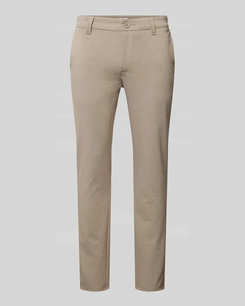 Only & Sons Slim Fit Stoffhose in Melange-Optik Modell 'MARK 