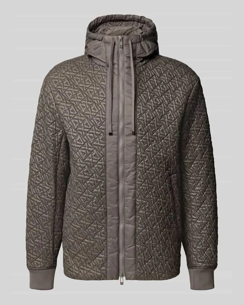 Armani Exchange Blouson mit Zweiwege-Reißverschluss und Stehkragen 