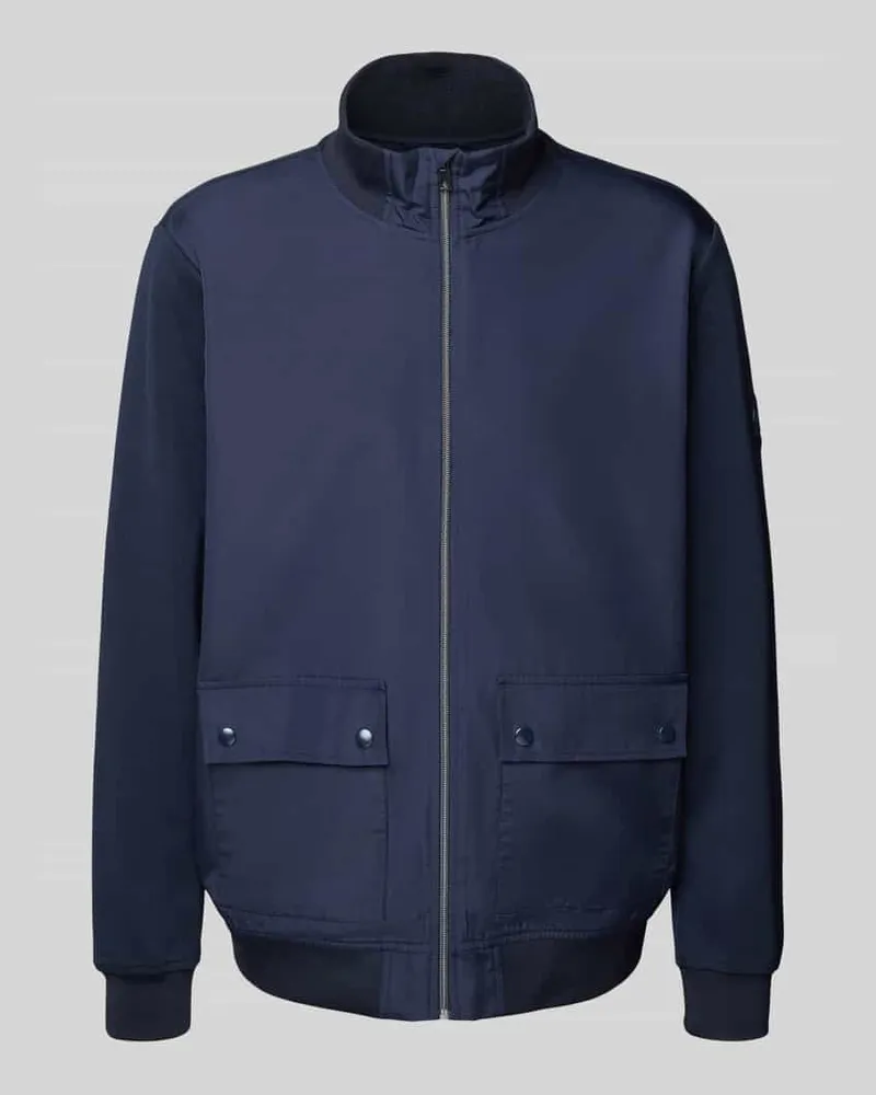 Christian Berg Sweatjacke mit Stehkragen 