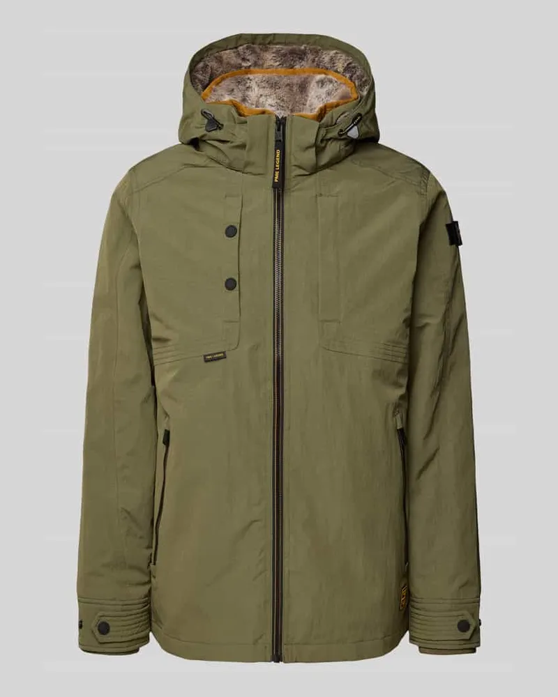 PME Legend Parka mit Kapuze Oliv