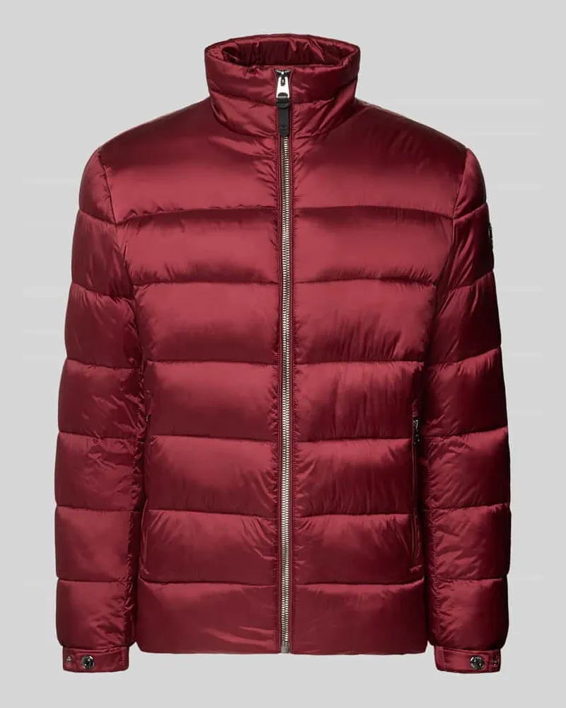 JOOP! Regular Fit Steppjacke mit Stehkragen Hellrot