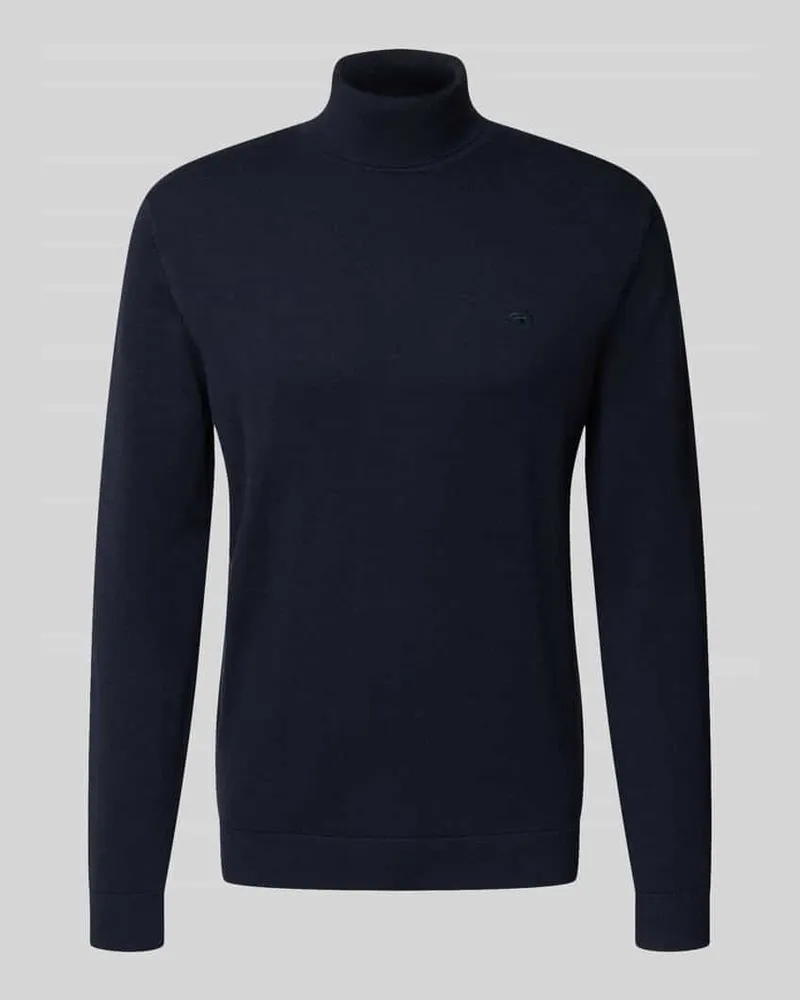 Tom Tailor Regular Fit Rollkragenpullover aus reiner Baumwolle 