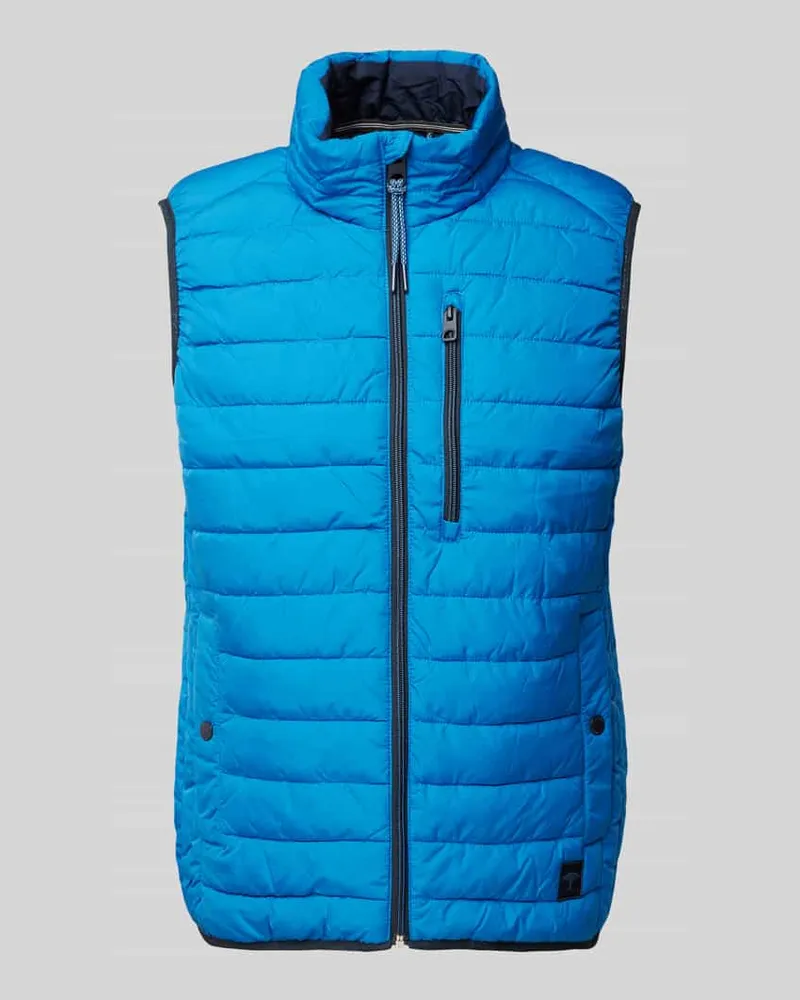 Fynch-Hatton Steppweste mit seitlichen Eingrifftaschen Blau
