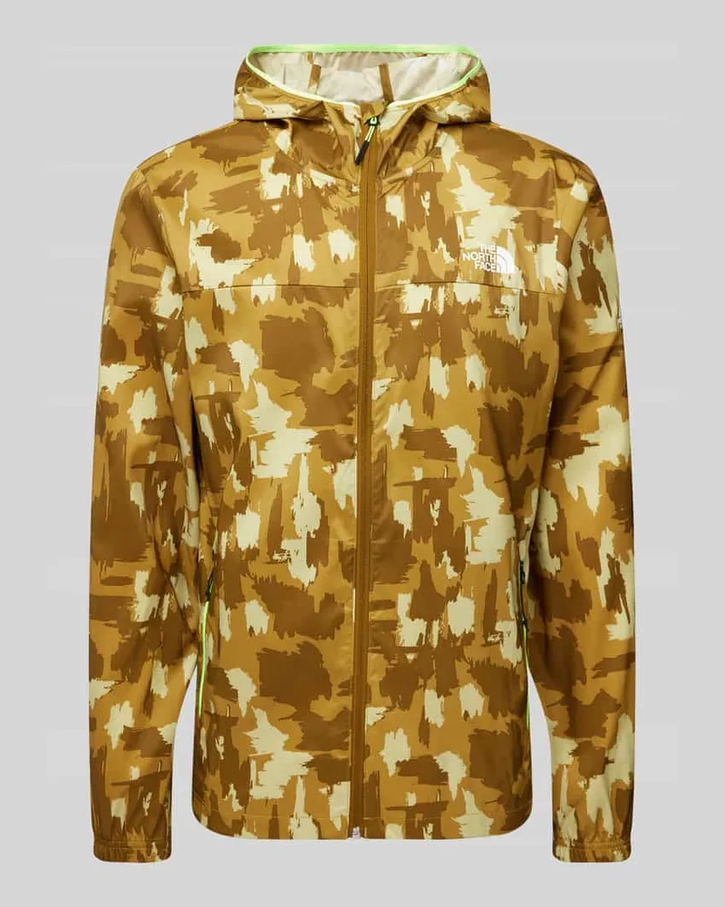 The North Face Jacke mit Kapuze Senf