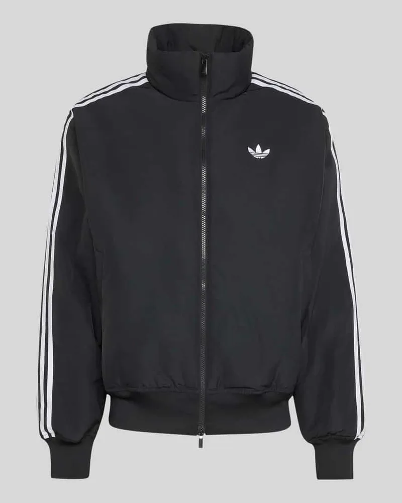 adidas Regular Fit Bomberjacke mit Stehkragen Modell 'FIREBIRD Black
