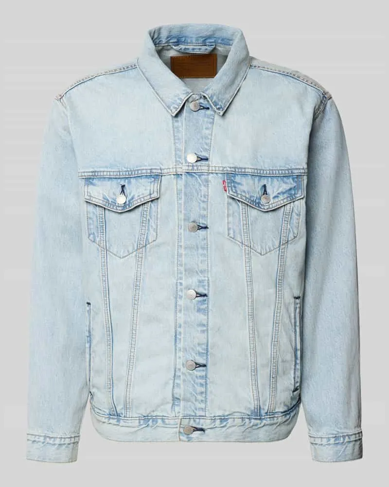 Levi's Jeansjacke aus reiner Baumwolle Hellblau