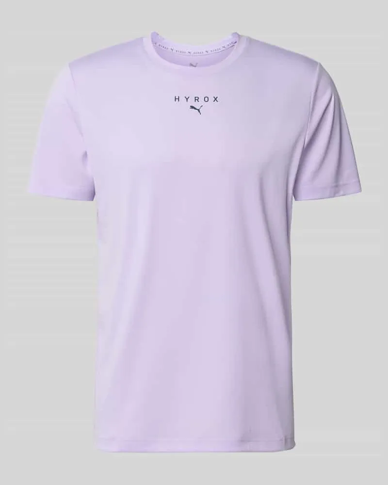 Puma Regular Fit Sport-T-Shirt mit Logo-Print Modell 'M PUMA X HYROX Lavender
