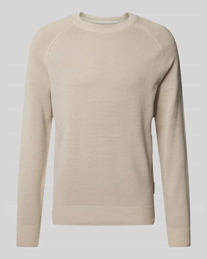 Marc O'Polo Strickpullover mit gerippten Abschlüssen 
