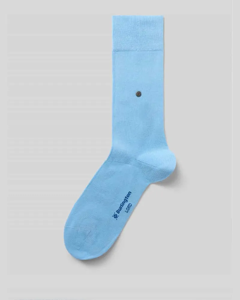 Burlington Socken mit Logo-Detail Modell 'Lord SO Bleu