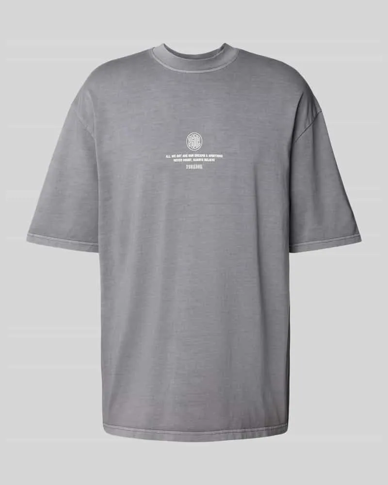 PEGADOR Oversized T-Shirt mit Label-Print Modell 'BAYLOR 