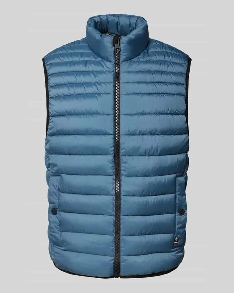 Tom Tailor Regular Fit Steppweste mit wasserabweisender Funktion Petrol