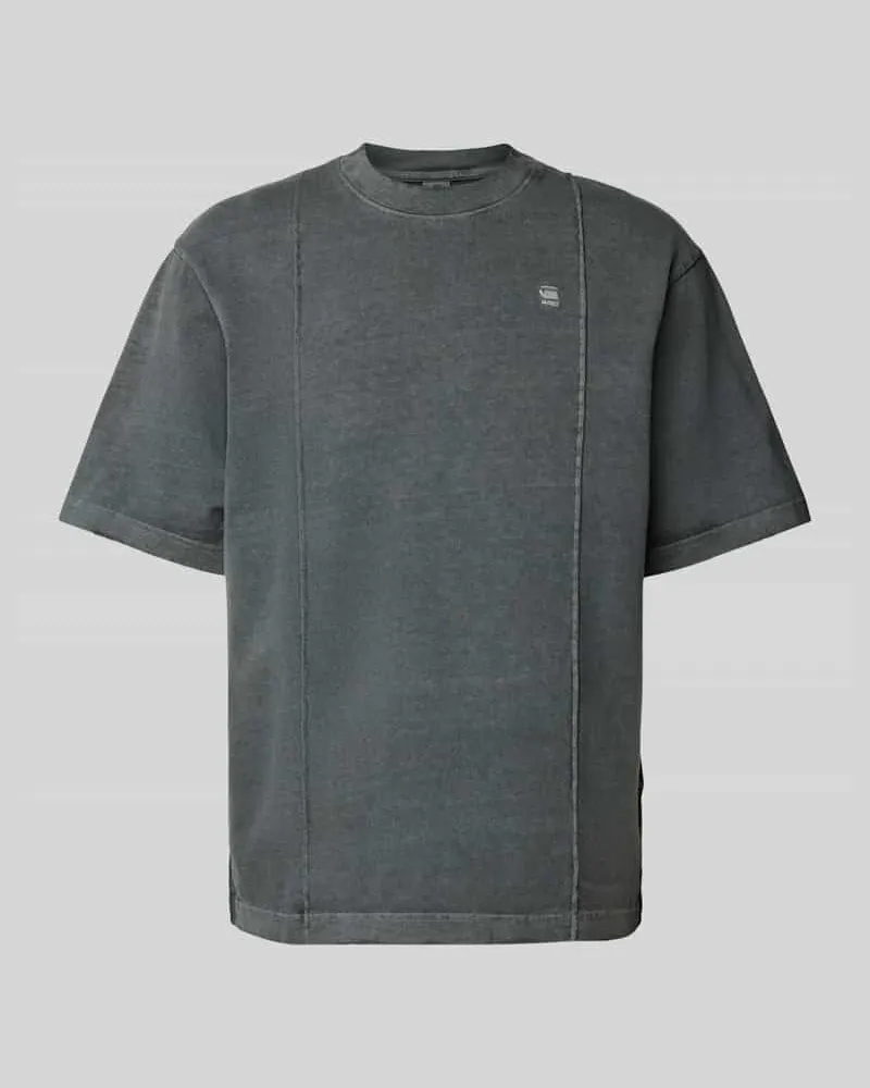 G-STAR RAW T-Shirt mit Label-Stitching 